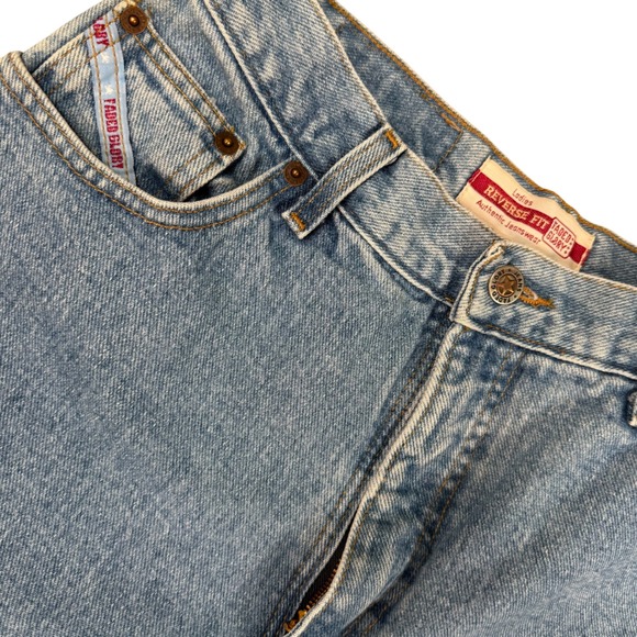 Faded Glory Denim - VTG 90s Faded Glory High Waisted Mom Jeans Sz 12 S Reverse Fit Tapered 27x27